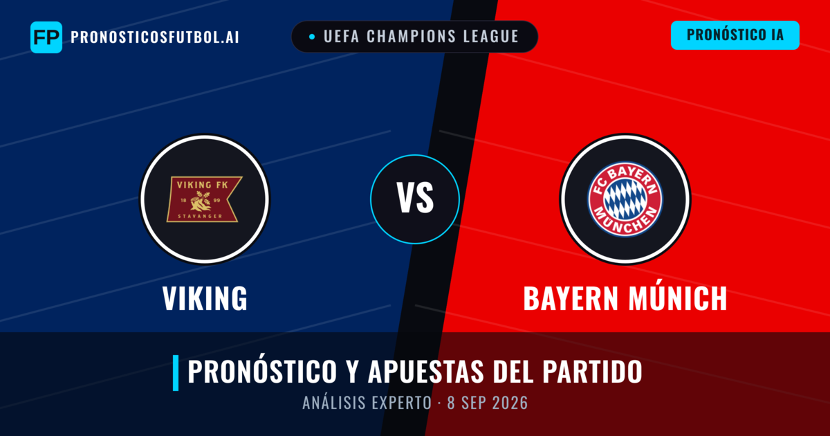 Viking vs Bayern Múnich — pronóstico y previa del partido