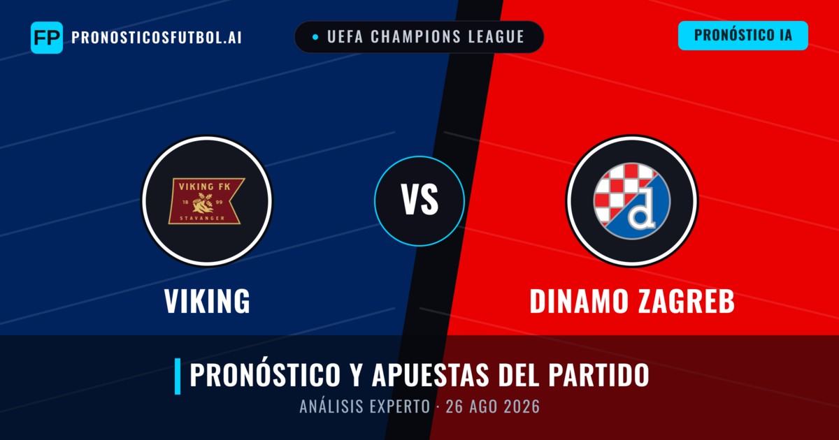 Viking vs Dinamo Zagreb — pronóstico y previa del partido