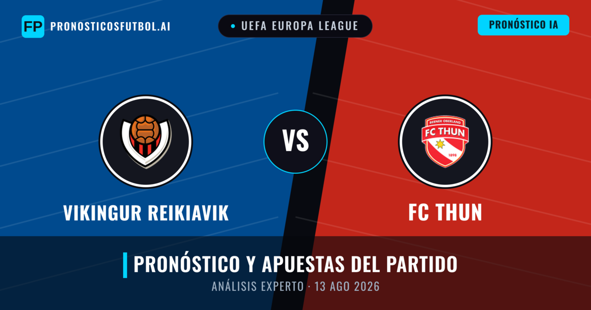 Vikingur Reikiavik vs FC Thun — pronóstico y previa del partido