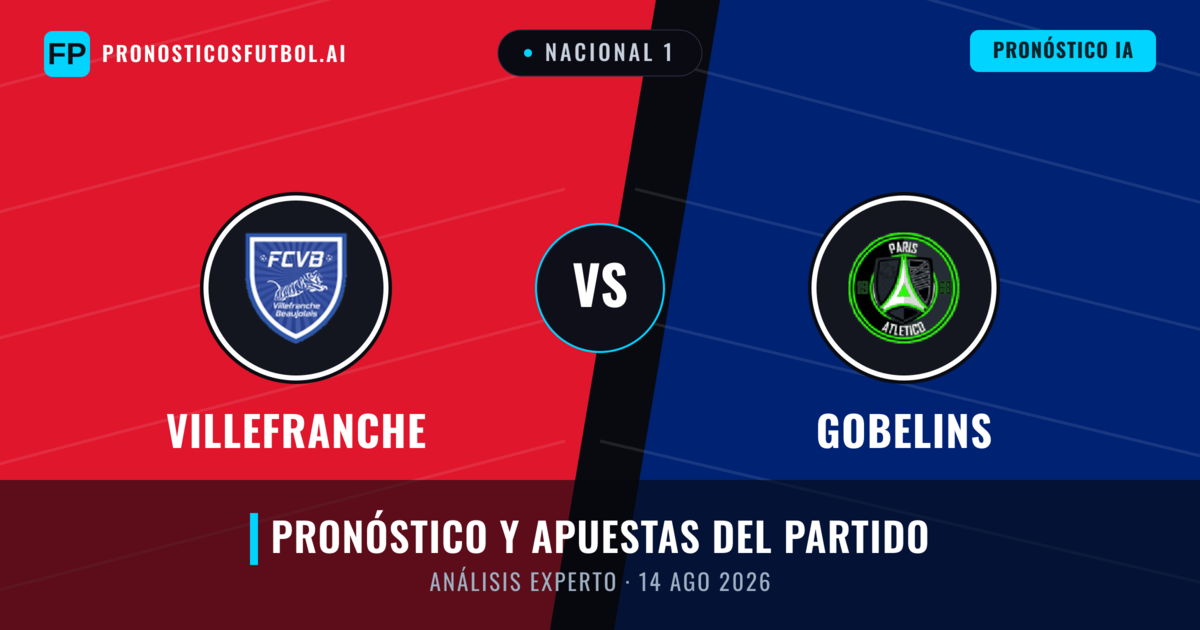 Villefranche vs Gobelins — pronóstico y previa del partido