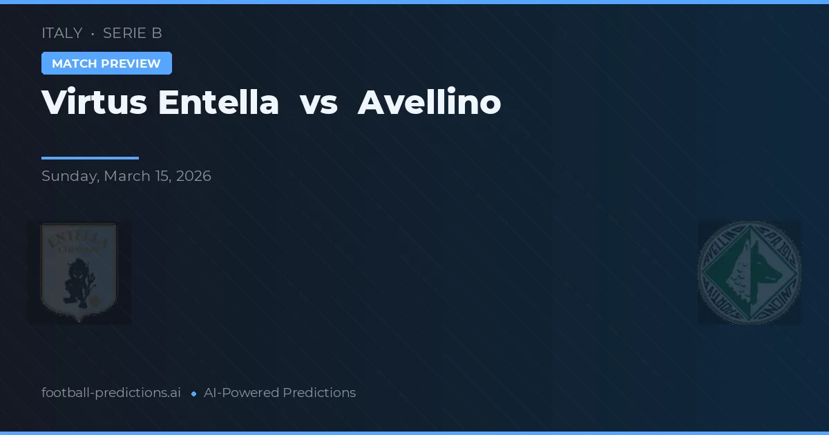 Virtus Entella vs Avellino — pronóstico y previa del partido