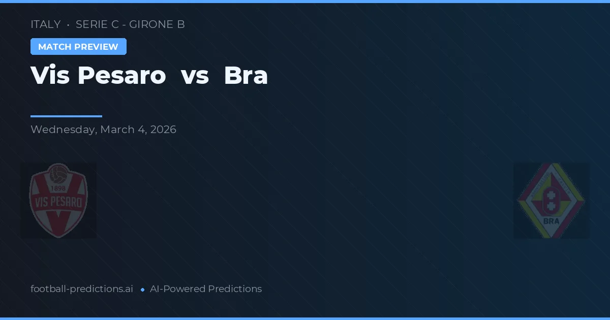 Vis Pesaro vs Brescia — pronóstico y previa del partido