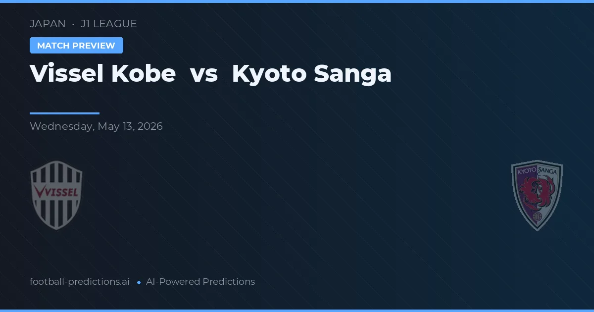 Vissel Kobe vs Kyoto Sanga — pronóstico y previa del partido