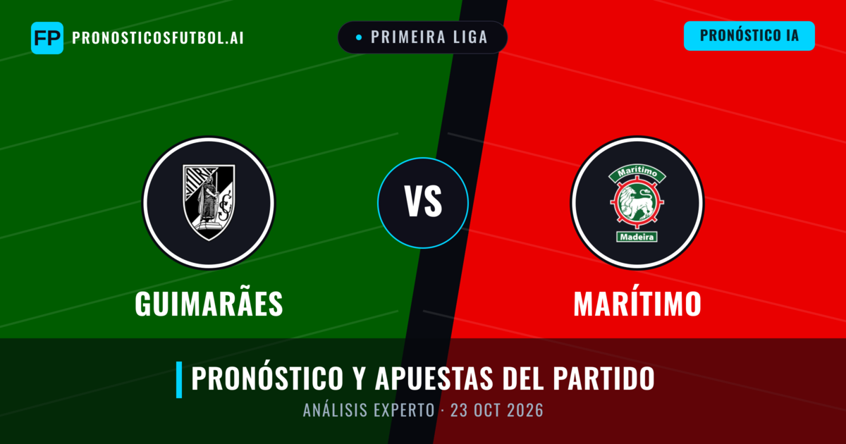 Guimarães vs Marítimo — pronóstico y previa del partido