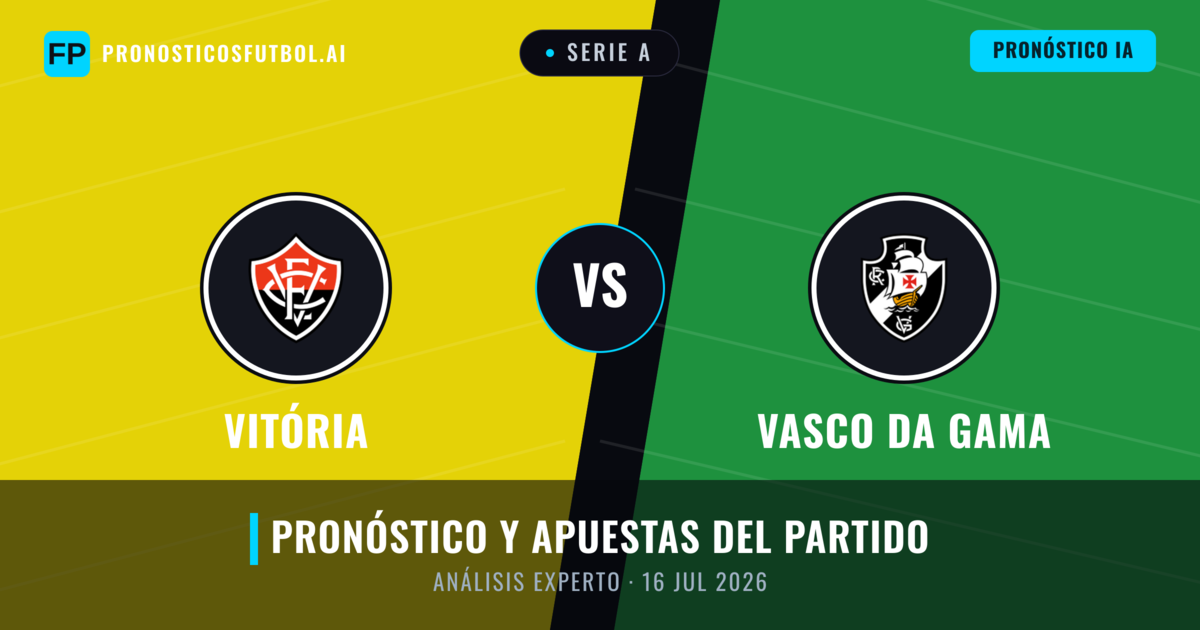 Vitória vs Vasco da Gama — pronóstico y previa del partido