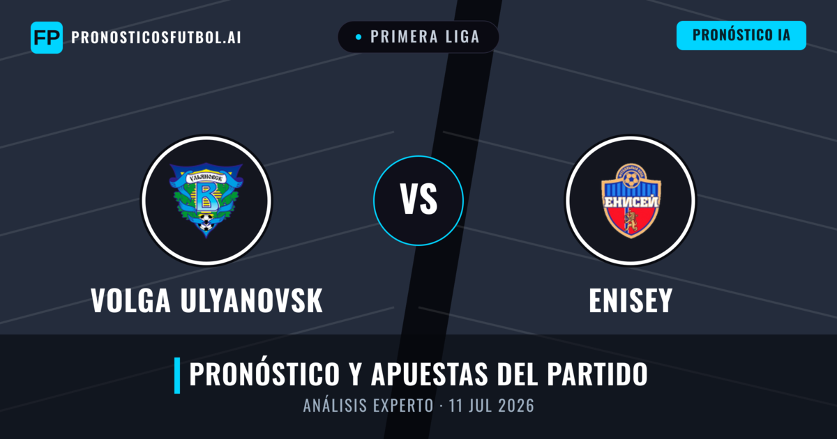 Volga Ulyanovsk vs Enisey — pronóstico y previa del partido