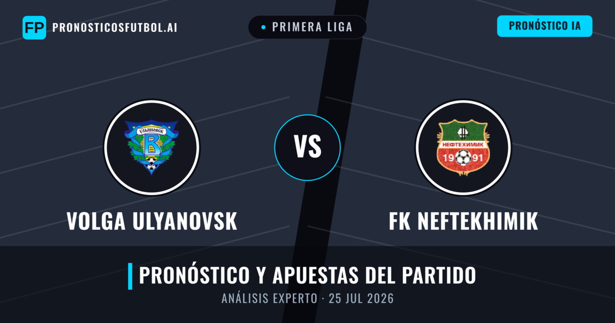 Volga Ulyanovsk vs FK Neftekhimik — pronóstico y previa del partido