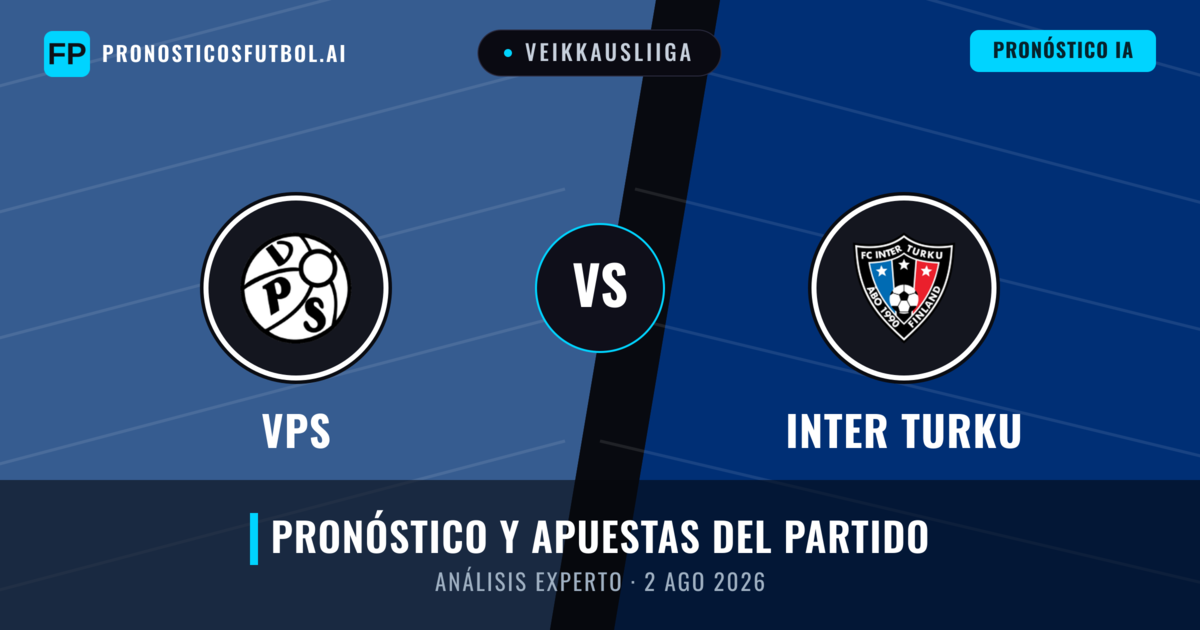 VPS vs Inter Turku — pronóstico y previa del partido