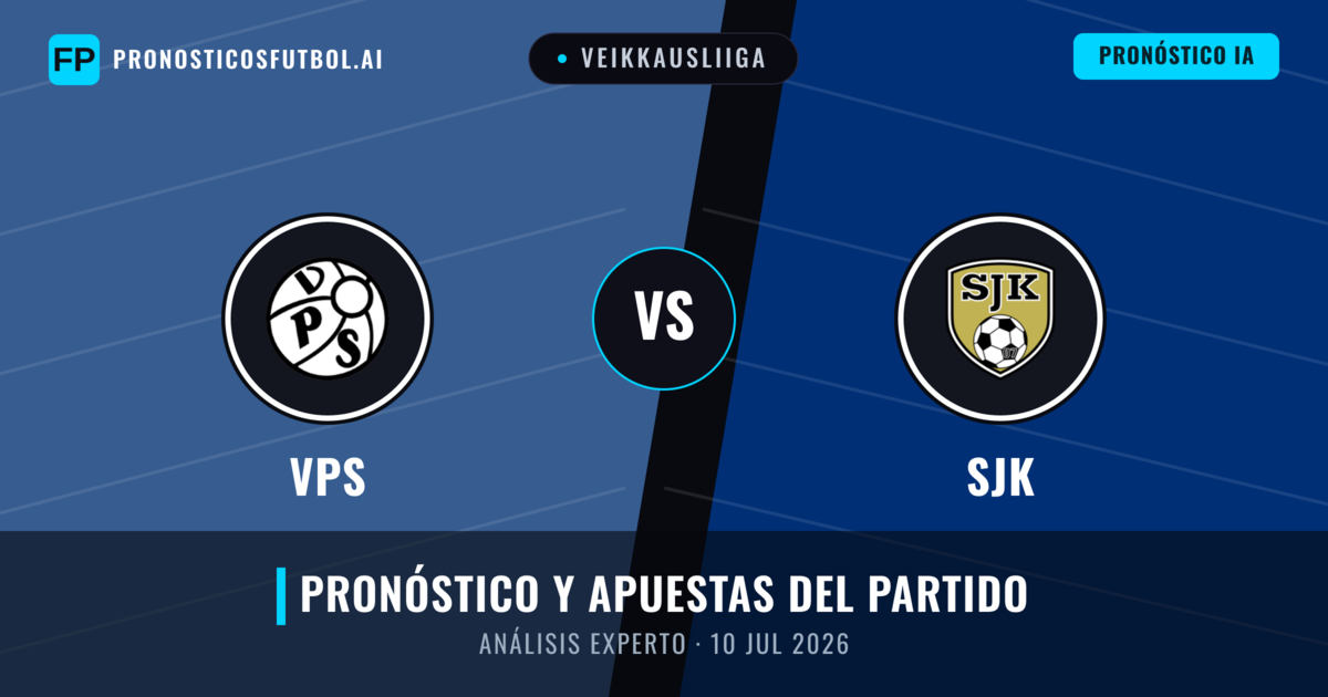 VPS vs SJK — pronóstico y previa del partido