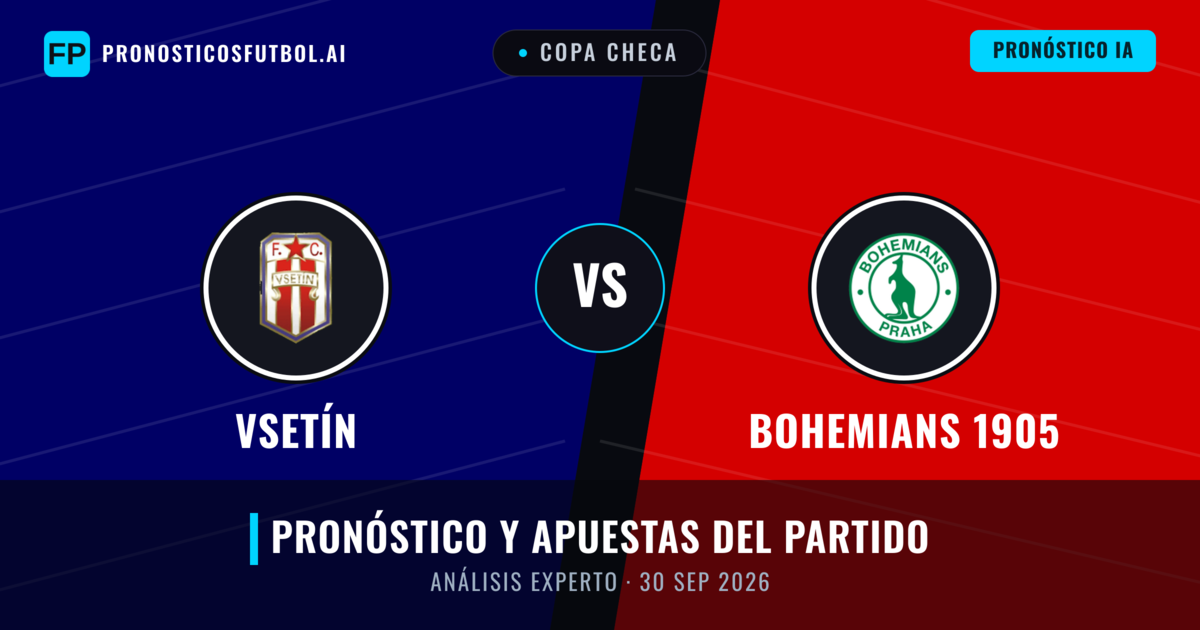 Vsetín vs Bohemians 1905 — pronóstico y previa del partido