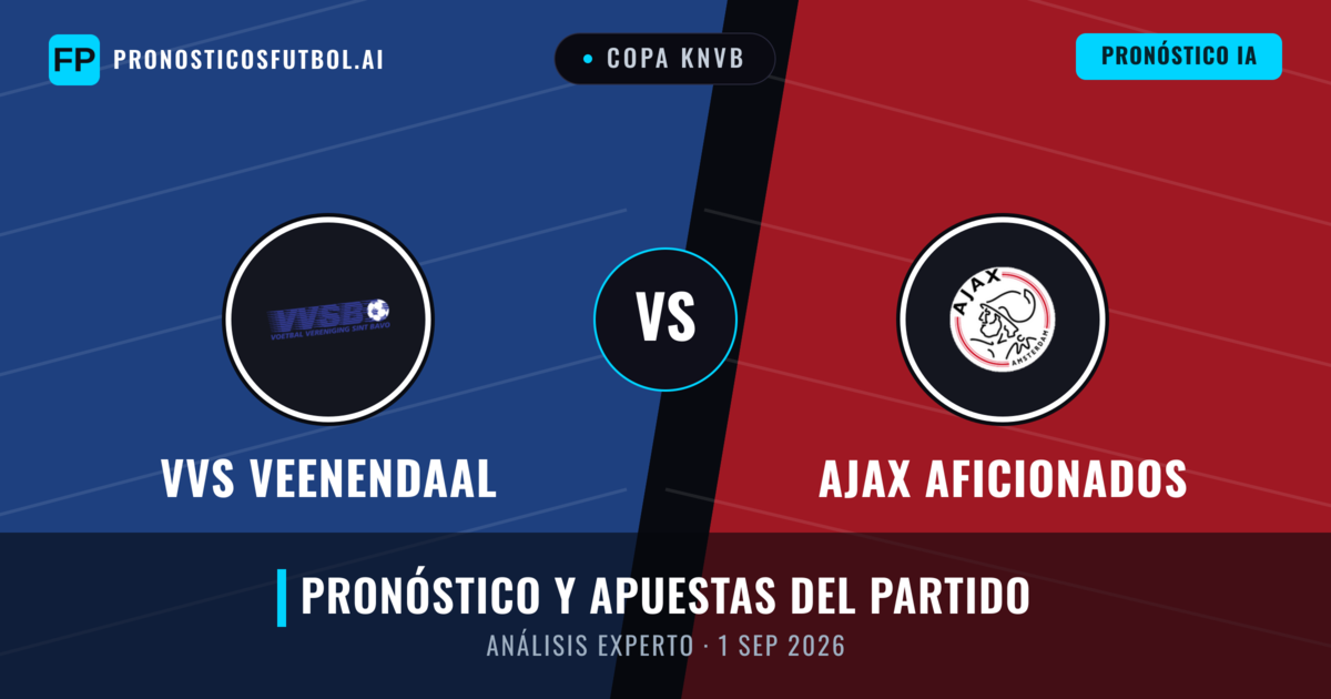 VVS Veenendaal vs Ajax Aficionados — pronóstico y previa del partido