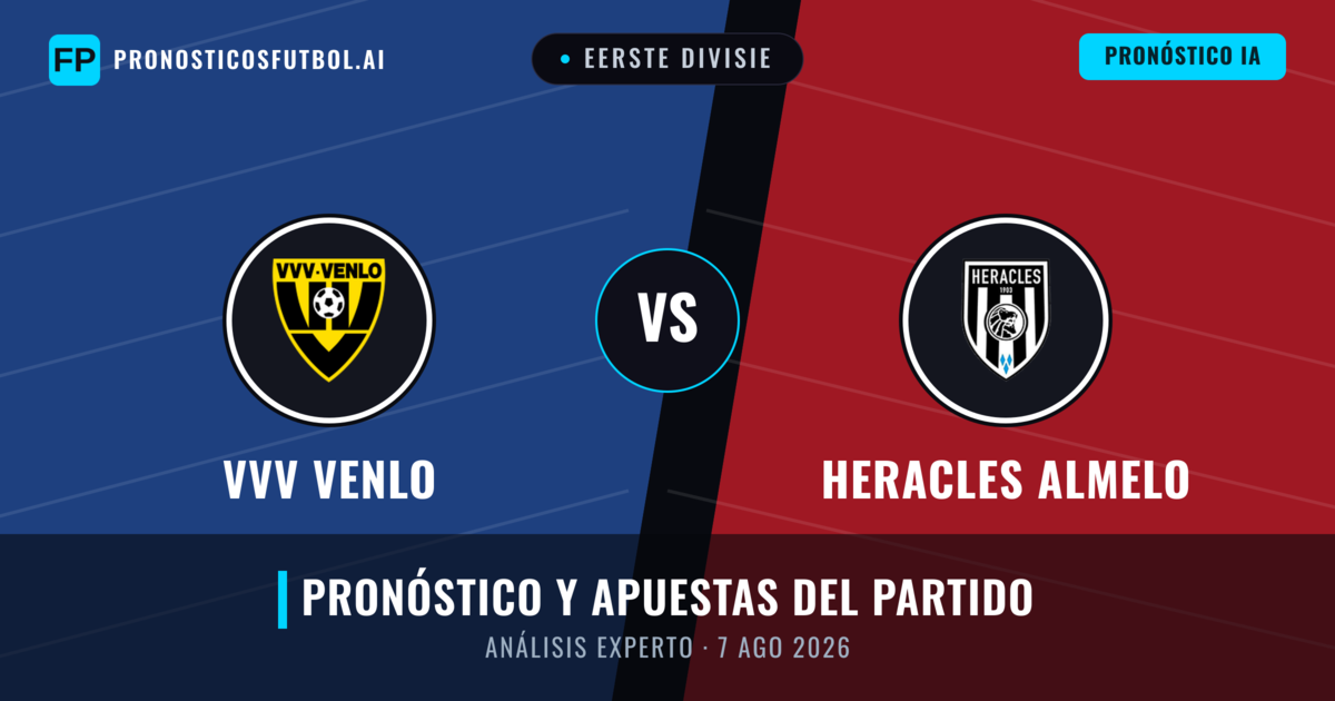 VVV Venlo vs Heracles Almelo — pronóstico y previa del partido