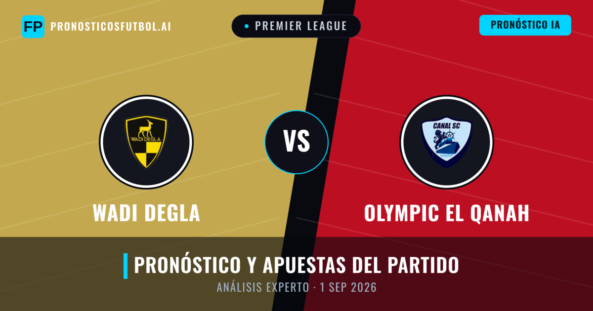 Wadi Degla vs Olympic El Qanah — pronóstico y previa del partido