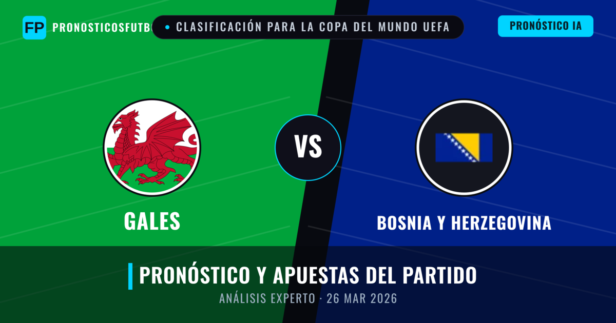 Gales vs Bosnia y Herzegovina — pronóstico y previa del partido