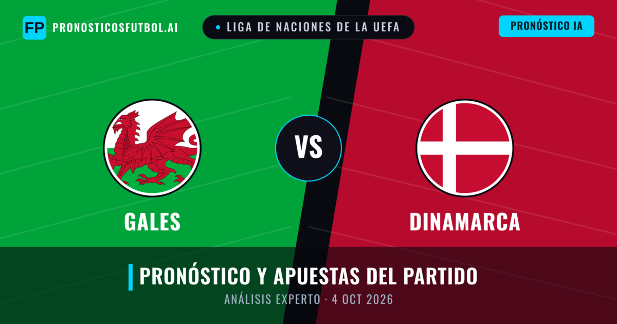 Gales vs Dinamarca — pronóstico y previa del partido