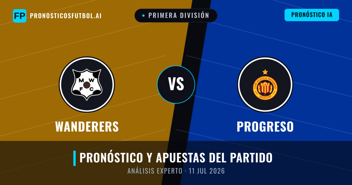 Wanderers vs Progreso — pronóstico y previa del partido