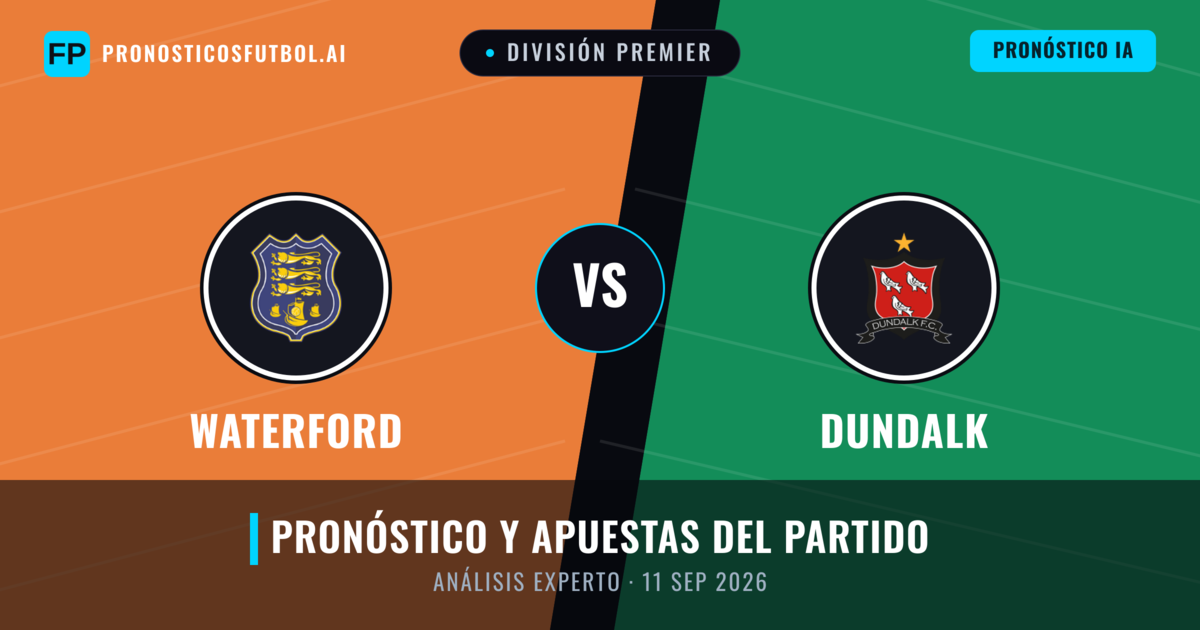 Waterford vs Dundalk — pronóstico y previa del partido