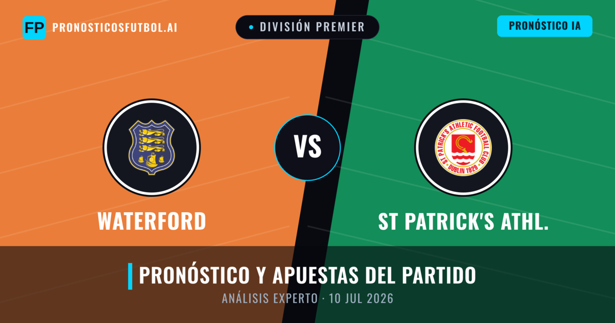Waterford vs St Patrick's Athl. — pronóstico y previa del partido