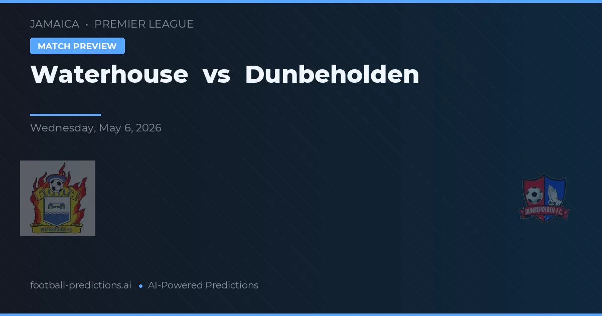 Waterhouse vs Dunbeholden — pronóstico y previa del partido