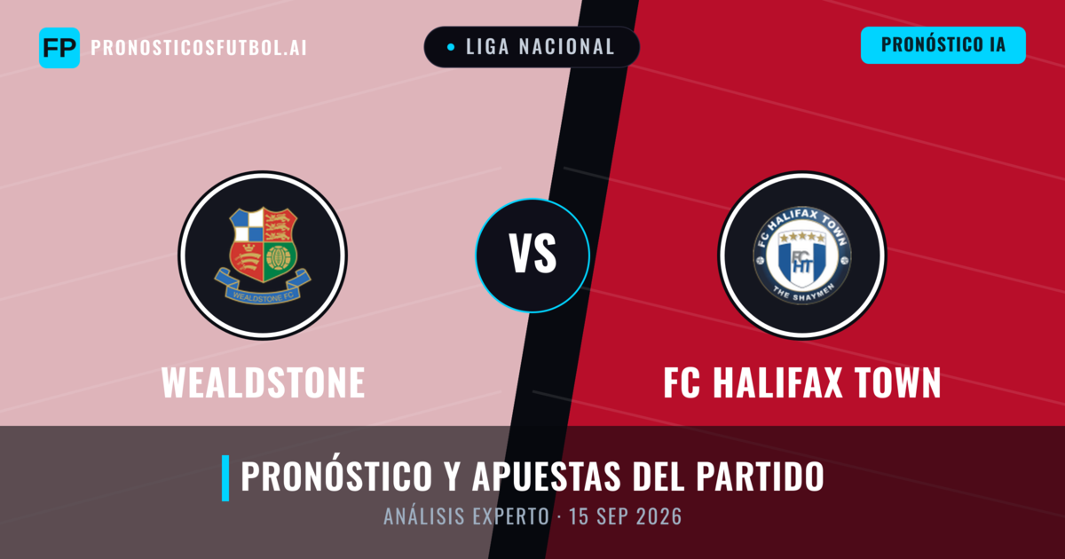 Wealdstone vs FC Halifax Town — pronóstico y previa del partido