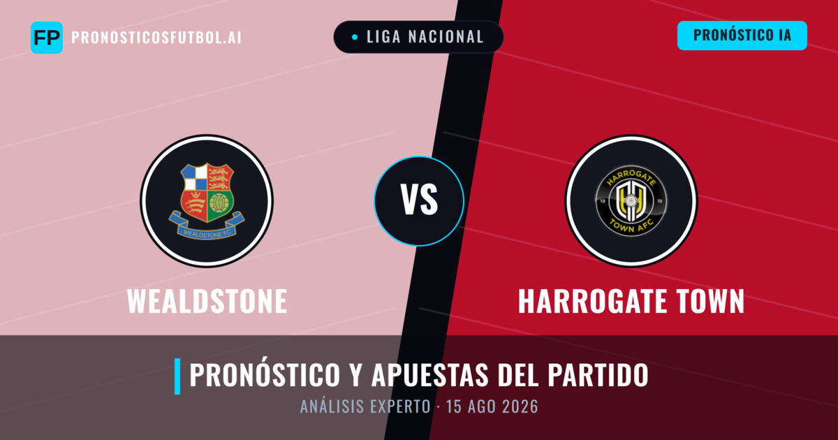 Wealdstone vs Harrogate Town — pronóstico y previa del partido