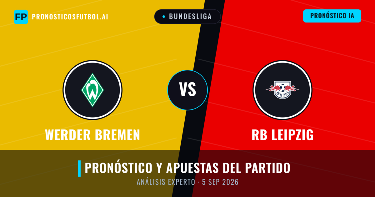 Werder Bremen vs RB Leipzig — pronóstico y previa del partido