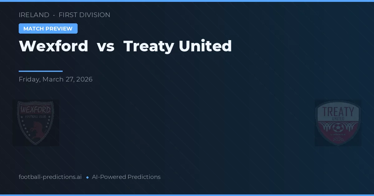 Wexford vs Treaty United — pronóstico y previa del partido