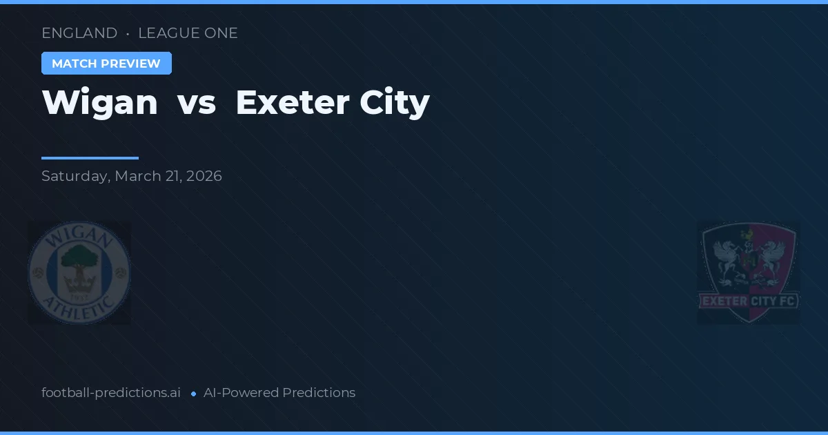 Wigan vs Exeter City — pronóstico y previa del partido