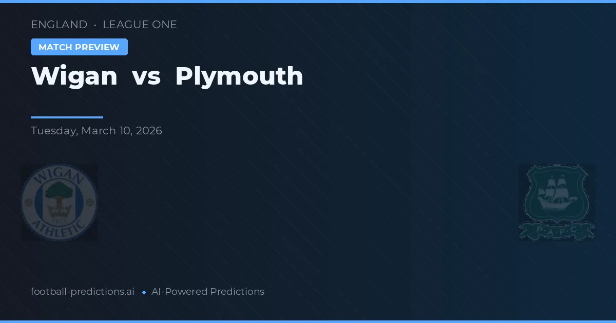 Wigan vs Plymouth Argyle — pronóstico y previa del partido