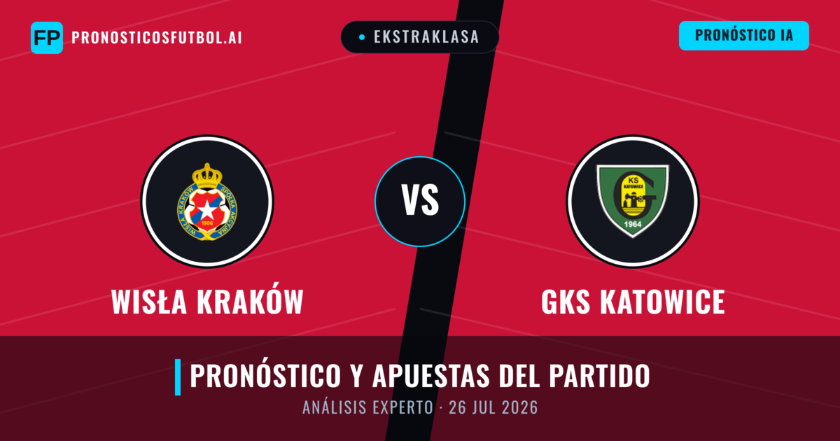 Wisła Kraków vs GKS Katowice — pronóstico y previa del partido