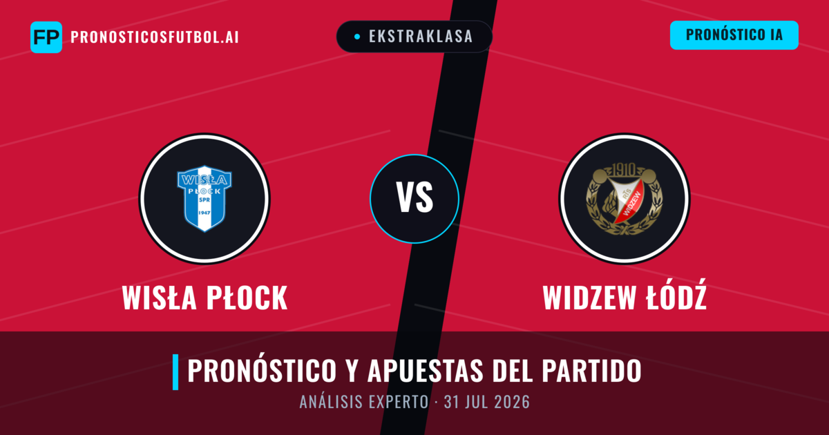 Wisła Płock vs Widzew Łódź — pronóstico y previa del partido