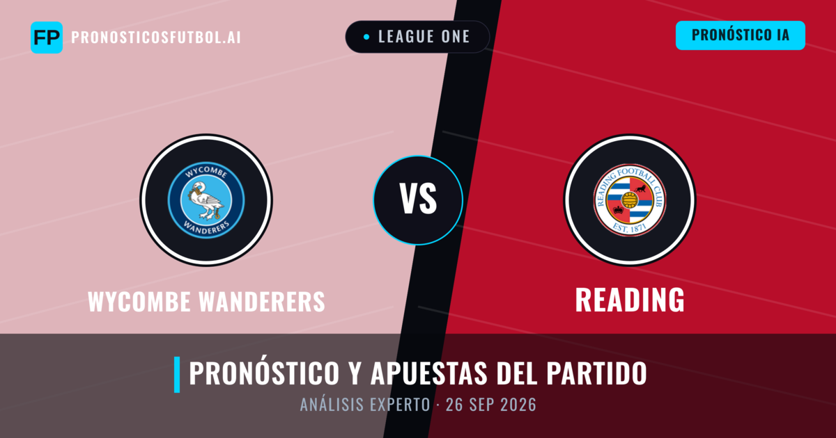 Wycombe Wanderers vs Reading — pronóstico y previa del partido
