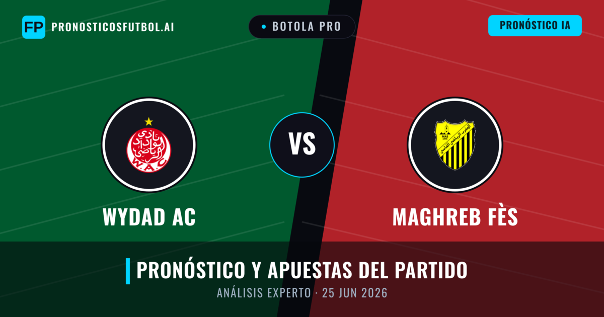Wydad AC vs Maghreb Fès — pronóstico y previa del partido