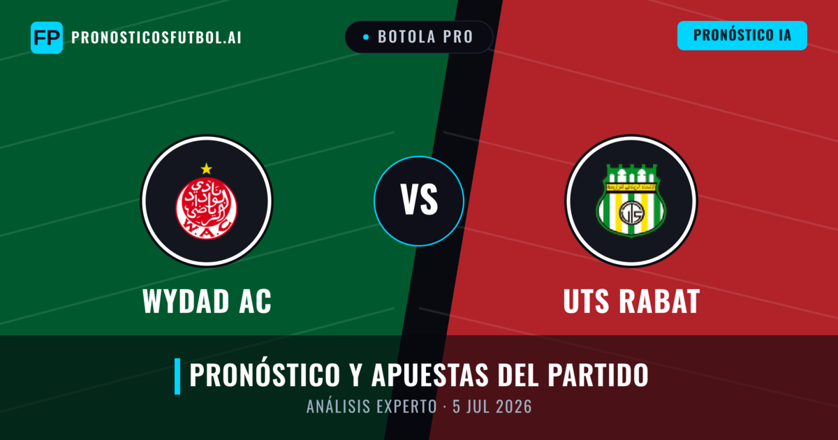 Wydad AC vs UTS Rabat — pronóstico y previa del partido