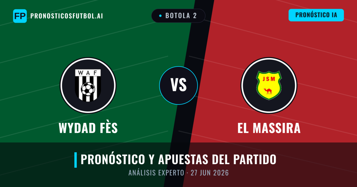 Wydad Fès vs El Massira — pronóstico y previa del partido