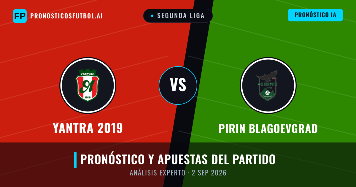 Yantra 2019 vs Pirin Blagoevgrad — pronóstico y previa del partido