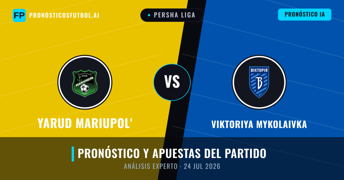 Yarud Mariupol' vs Viktoriya Mykolaivka — pronóstico y previa del partido
