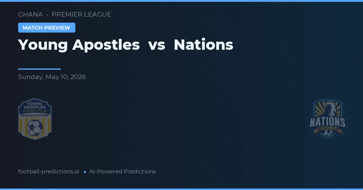 Jóvenes Apóstoles vs Nations — pronóstico y previa del partido