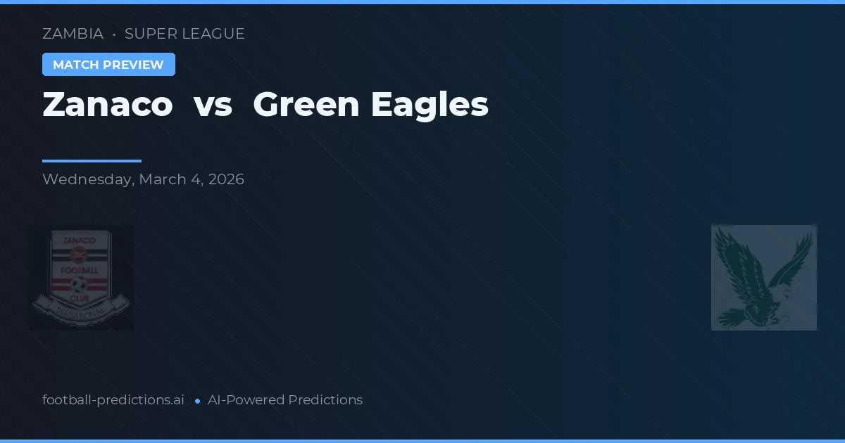 Zanaco vs Águilas Verdes preview