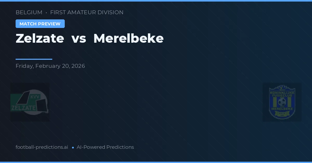 Zelzate vs Merelbeke — pronóstico y previa del partido
