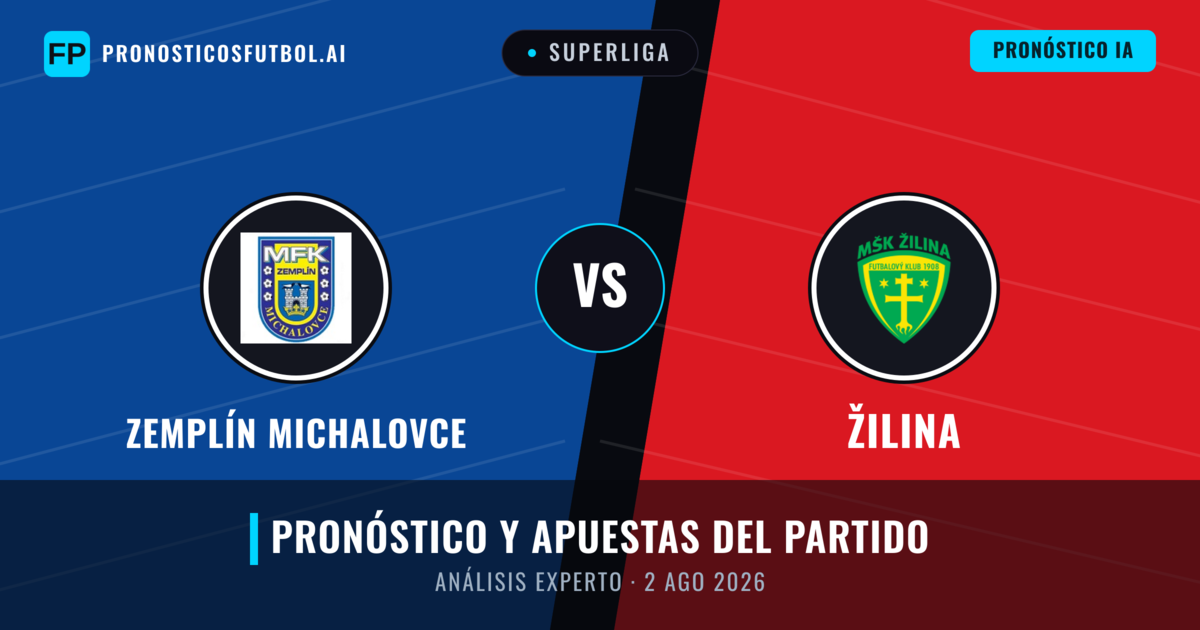 Zemplín Michalovce vs Žilina — pronóstico y previa del partido