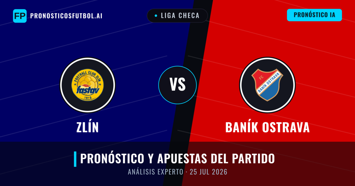 Zlín vs Baník Ostrava — pronóstico y previa del partido