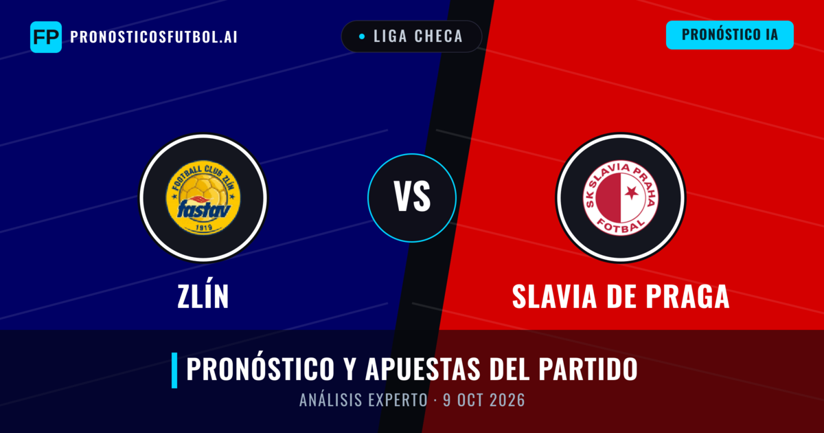 Zlín vs Slavia de Praga — pronóstico y previa del partido