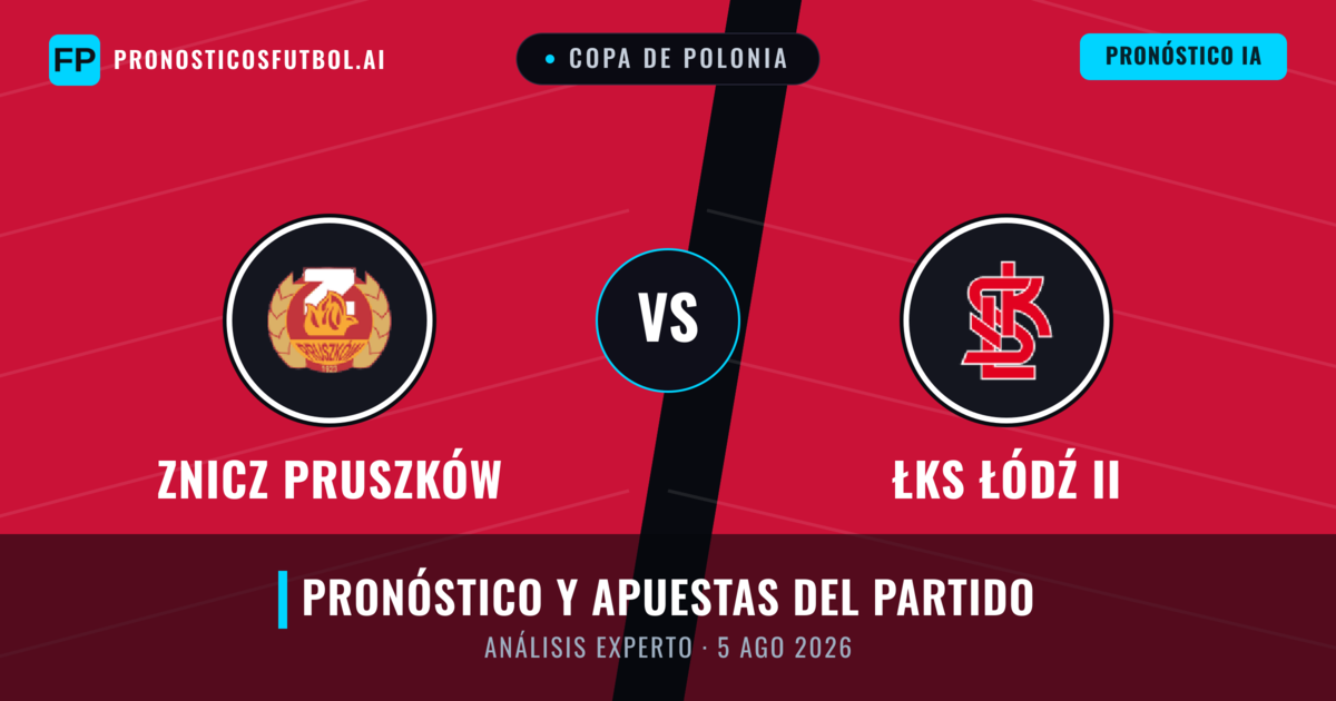 Znicz Pruszków vs ŁKS Łódź II — pronóstico y previa del partido