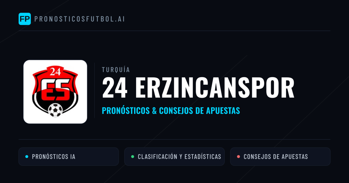 24 Erzincanspor Pronósticos y estadísticas