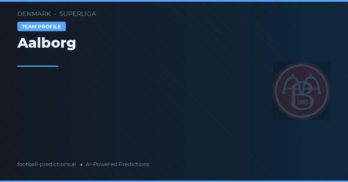 Aalborg Pronósticos y estadísticas