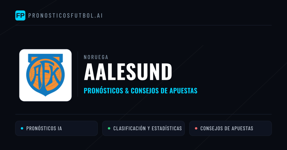 Aalesund Pronósticos y estadísticas