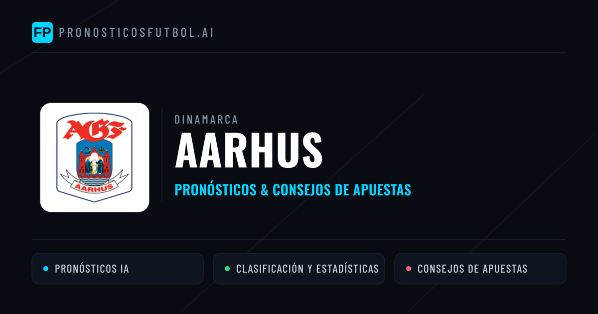 Aarhus Pronósticos y estadísticas