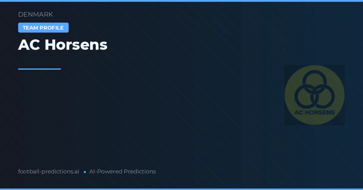AC Horsens Pronósticos y estadísticas