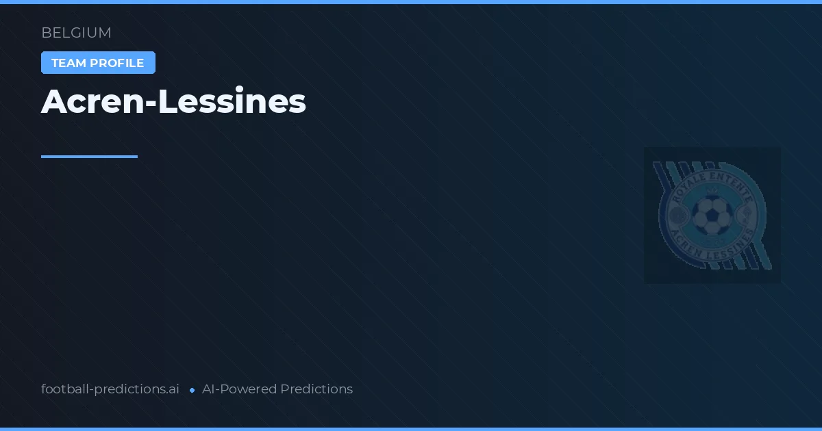 Acren-Lessines Pronósticos y estadísticas